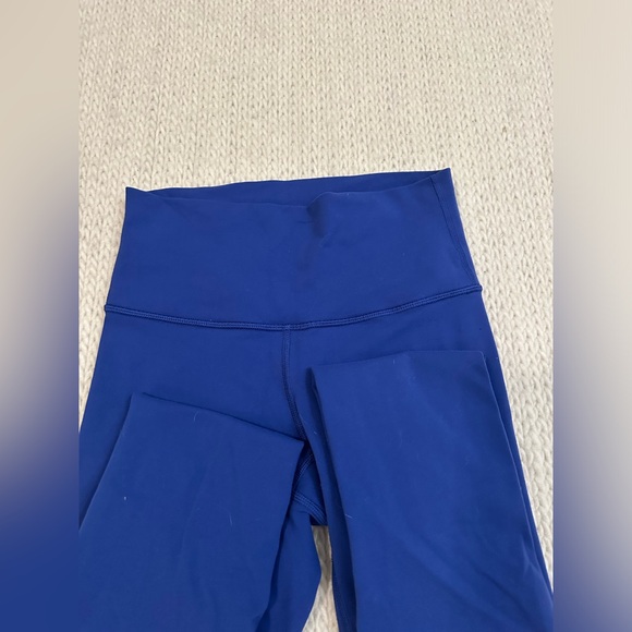 Lululemon Wunder Train High Rise Legging in Regatta Blue Size 4 - Picture 4 of 7